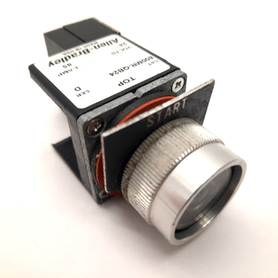 Used Allen Bradley 800MR-QB24 Illuminated Clear Push Button 800M-XA