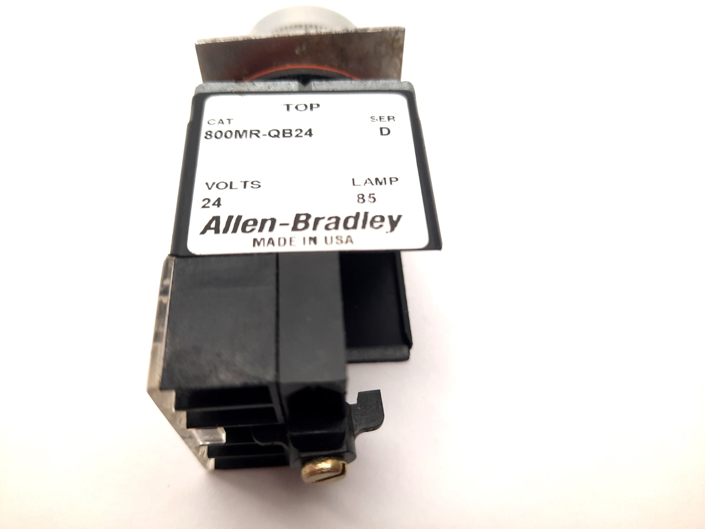 Used Allen Bradley 800MR-QB24 Illuminated Clear Push Button 800M-XA