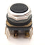 Used Allen Bradley 800T-A2A2 Momentary Pushbutton Switch, Flush, Black, 30mm, 3-NO