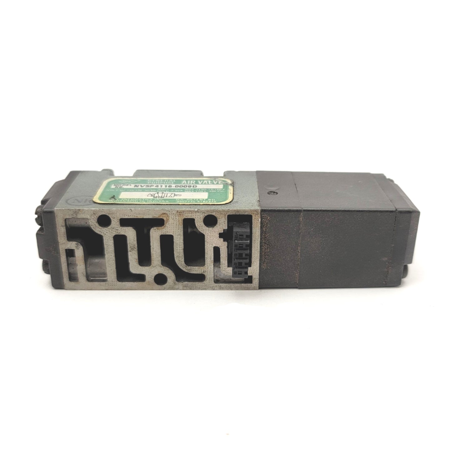 Used SMC NVSP4116-0009D General Purpose Air Valve 300psi Max, Coil: 120VAC 2.3VA