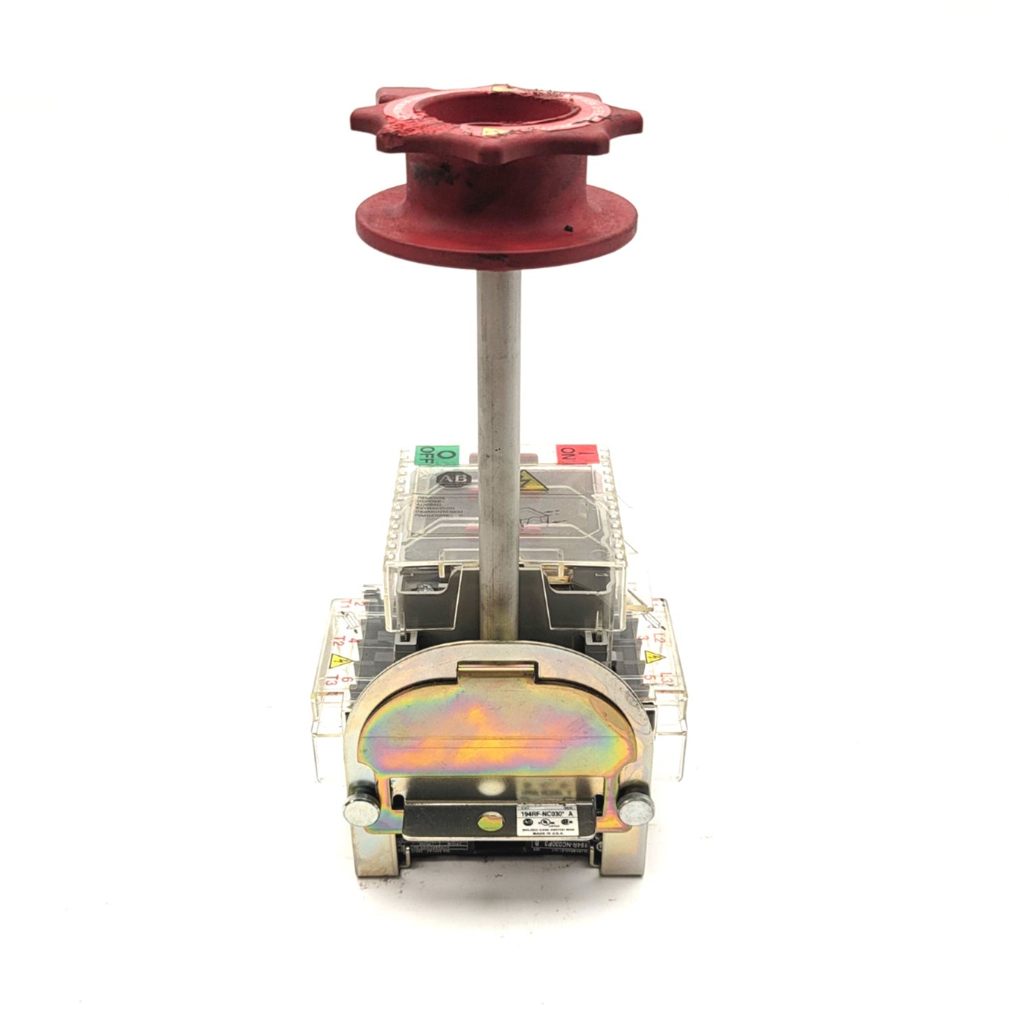 Used Allen Bradley 194R-NC030P3 194RF-NC030 Ser A FusedDisconnect Switch 600VAC 30A