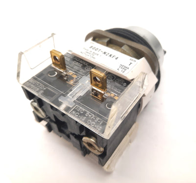 Used Allen Bradley 800T-N2KF4 Selector Switch, 4-Position , 30mm, 1 NO 2 NC, F Cam