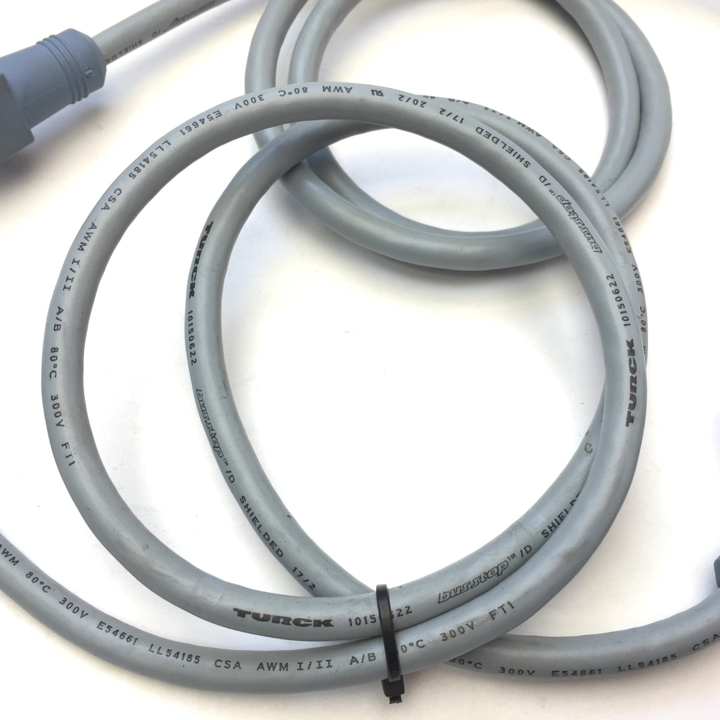 Used Lot of 2 Turck WSM WKM 5711-1M DeviceNet Minifast 5-Pin Media Male Female Cable