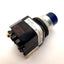 Used Allen Bradley 800T-PB16B Blue Illuminated Push Button Momentary Switch 120VAC