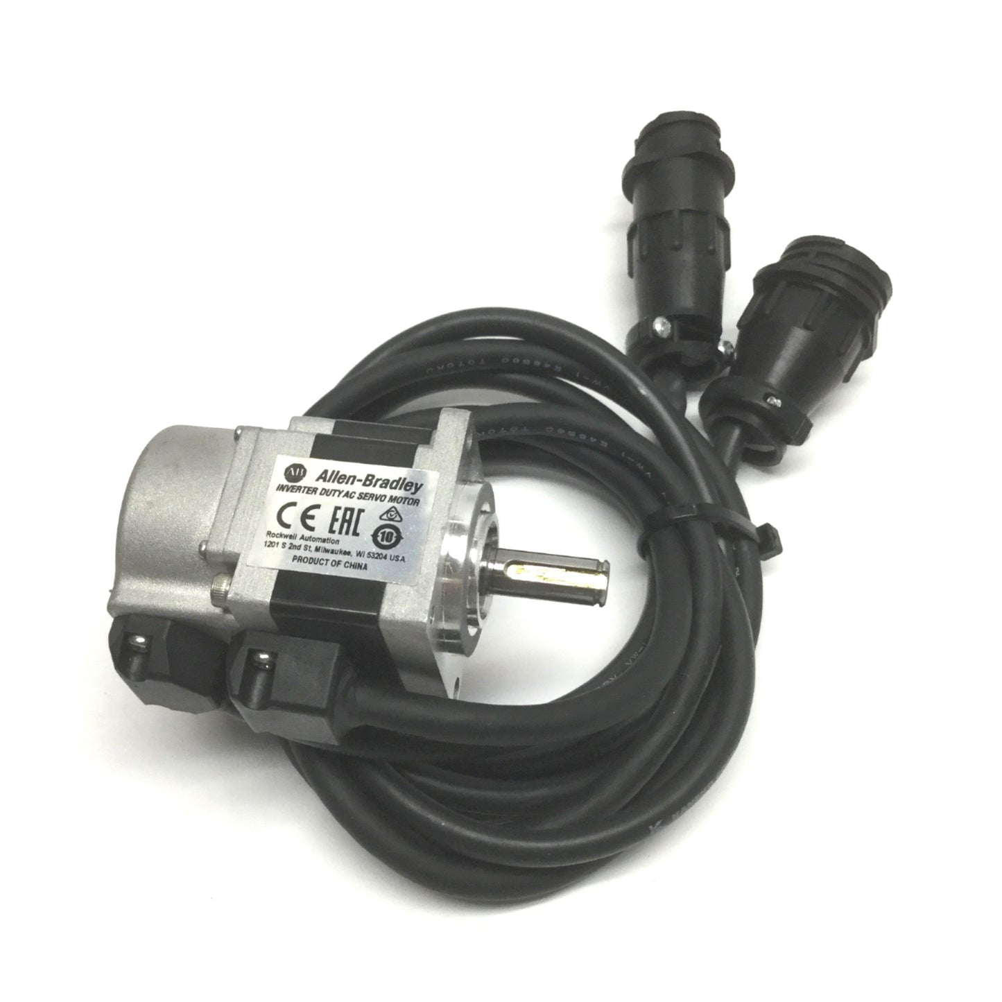 Used Allen Bradley TLY-A110P-BJ62AA Kinetix Servo Motor 230VAC, 8mm Shaft, 46mm