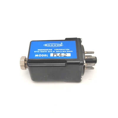 New – Open box Banner Engineering PL4-2 Plug-In Logic Module 15VDC, 0-1 Sec One-Shot