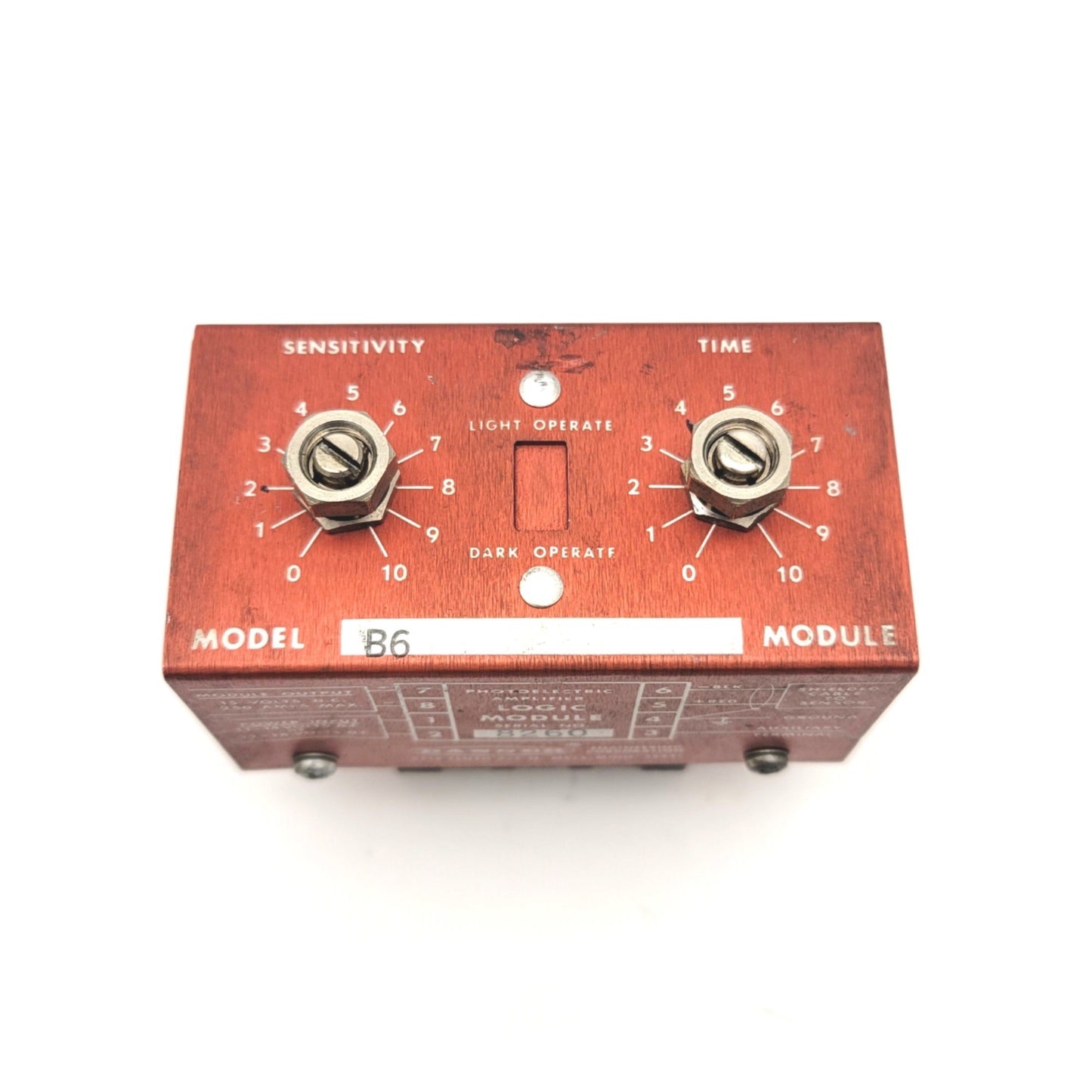 Used Banner Engineering Model B6 Photoelectric Amplifier Logic Module 12V AC/DC 8-Pin