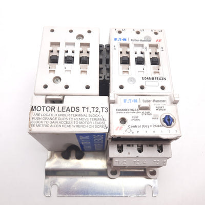 Used Eaton Cutler Hammer E501B18G3A Reversing Starter, B-Frame 45mm, 3-Pole, 6.3-20A