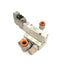 Used SMC SY5140-5DZ-02T Solenoid Valve With Base 24VDC 1/4" 2-Pos 5-Port, 0.15-0.7MPa