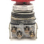 Used Allen Bradley 800T-D Red Mushroom Head Momentary Push Button 30mm 600VAC Max