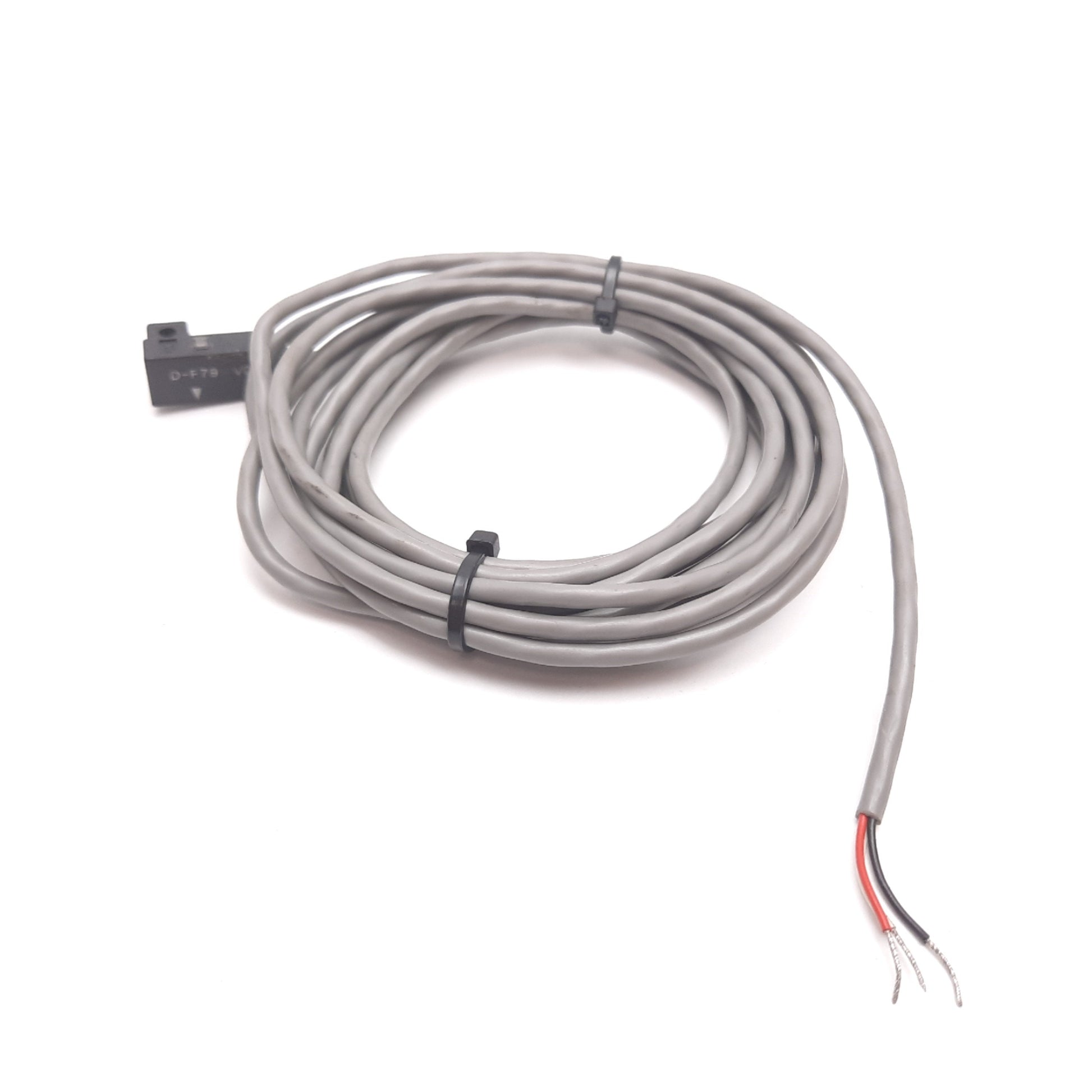 SMC D-F79 Solid State Auto Switch Sensor, NPN, 24VDC, 3-Wire, 3m Long ...
