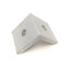 Used Lot of 6 Aluminum Extrusion Inside 90° Angle Corner Brackets 2-Holes, 40x40x40mm