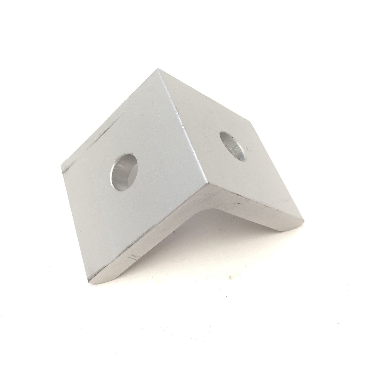 Used Lot of 6 Aluminum Extrusion Inside 90° Angle Corner Brackets 2-Holes, 40x40x40mm