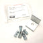 Used Lot of 6 Aluminum Extrusion Inside 90° Angle Corner Brackets 2-Holes, 40x40x40mm