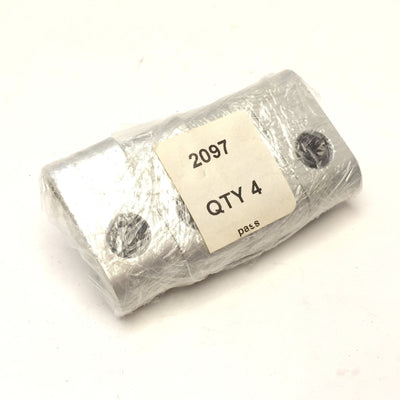 New Lot of 12 80/20 Aluminum Extrusion 2097 Lift-Off Hinge Mating Hub 15-Series