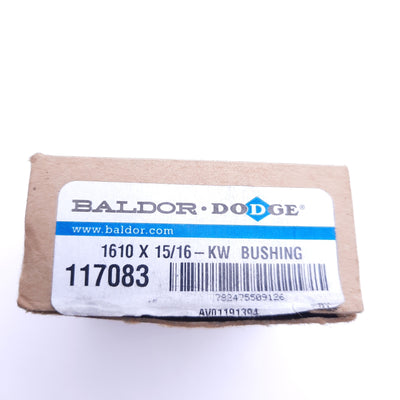 New – Open box Baldor Dodge 117083 1610 x 15/16 Keyway Taper-Lock Bushing, 2.25" OD