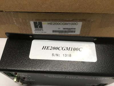 Used Horner HE200CGM100C CAN Network Isolated Gateway/Repeater Module 125-1000kHz