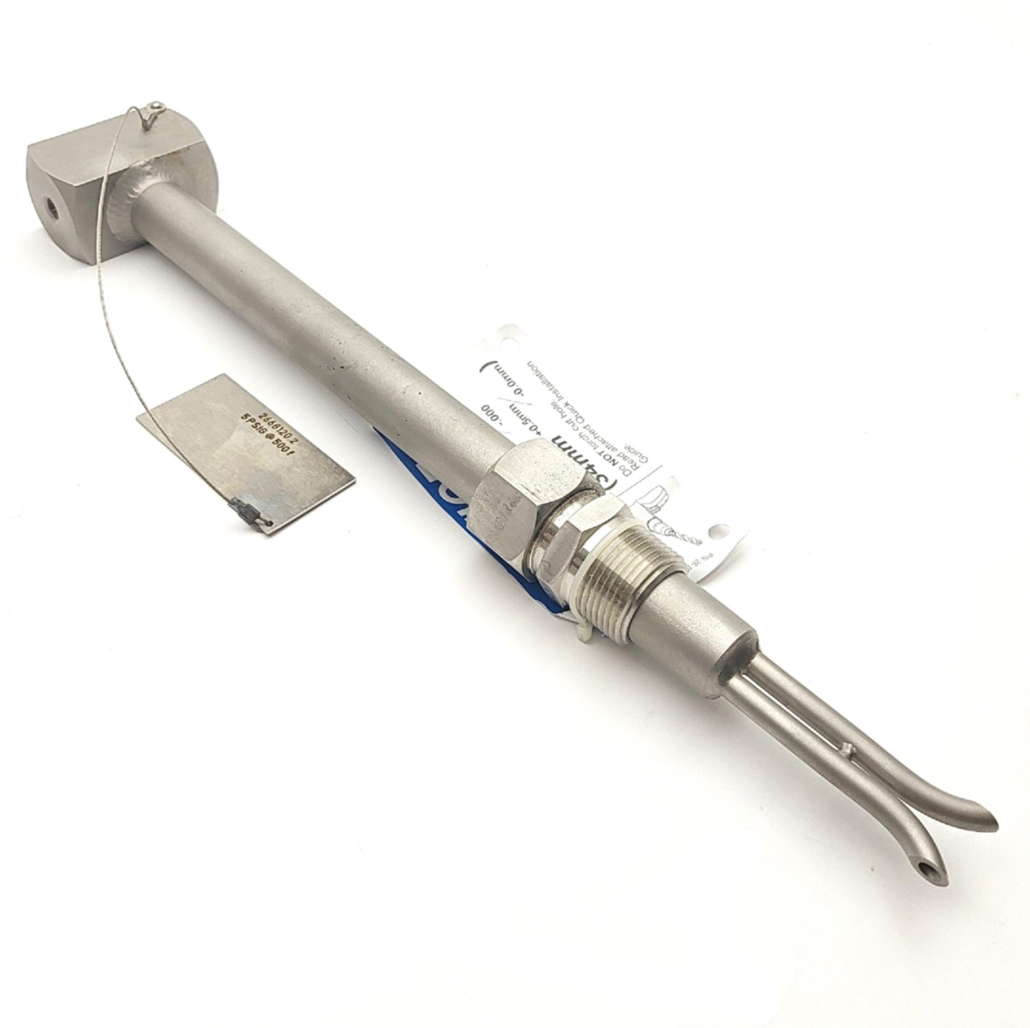 New – Open box Dieterich Standard 30693-01 Flow Sensor, 2x 1/8"NPT, 1"NPT Mount, 16 1/2" Long