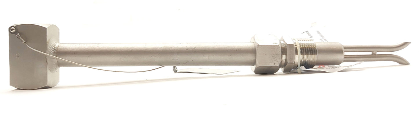 New – Open box Dieterich Standard 30693-01 Flow Sensor, 2x 1/8"NPT, 1"NPT Mount, 16 1/2" Long