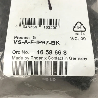 New Lot of 19 Phoenix Contact VS-A-F-IP67-BK Panel Mounting Frames for RJ45 Sockets