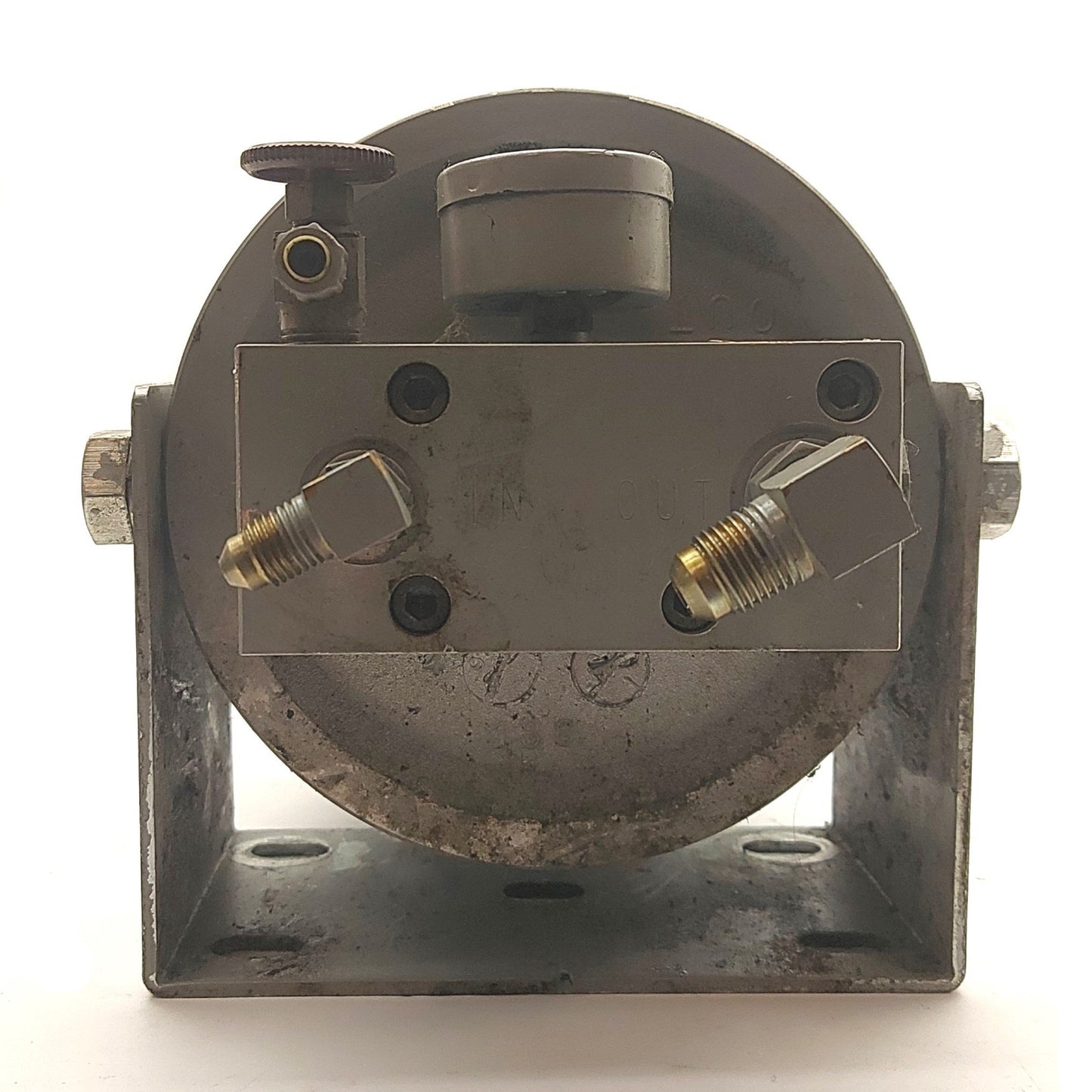 Used Filtroil BU-50 Hydraulic Oil Filter 50E Element 1micron .3GPM SAE-4 In SAE-6 Out