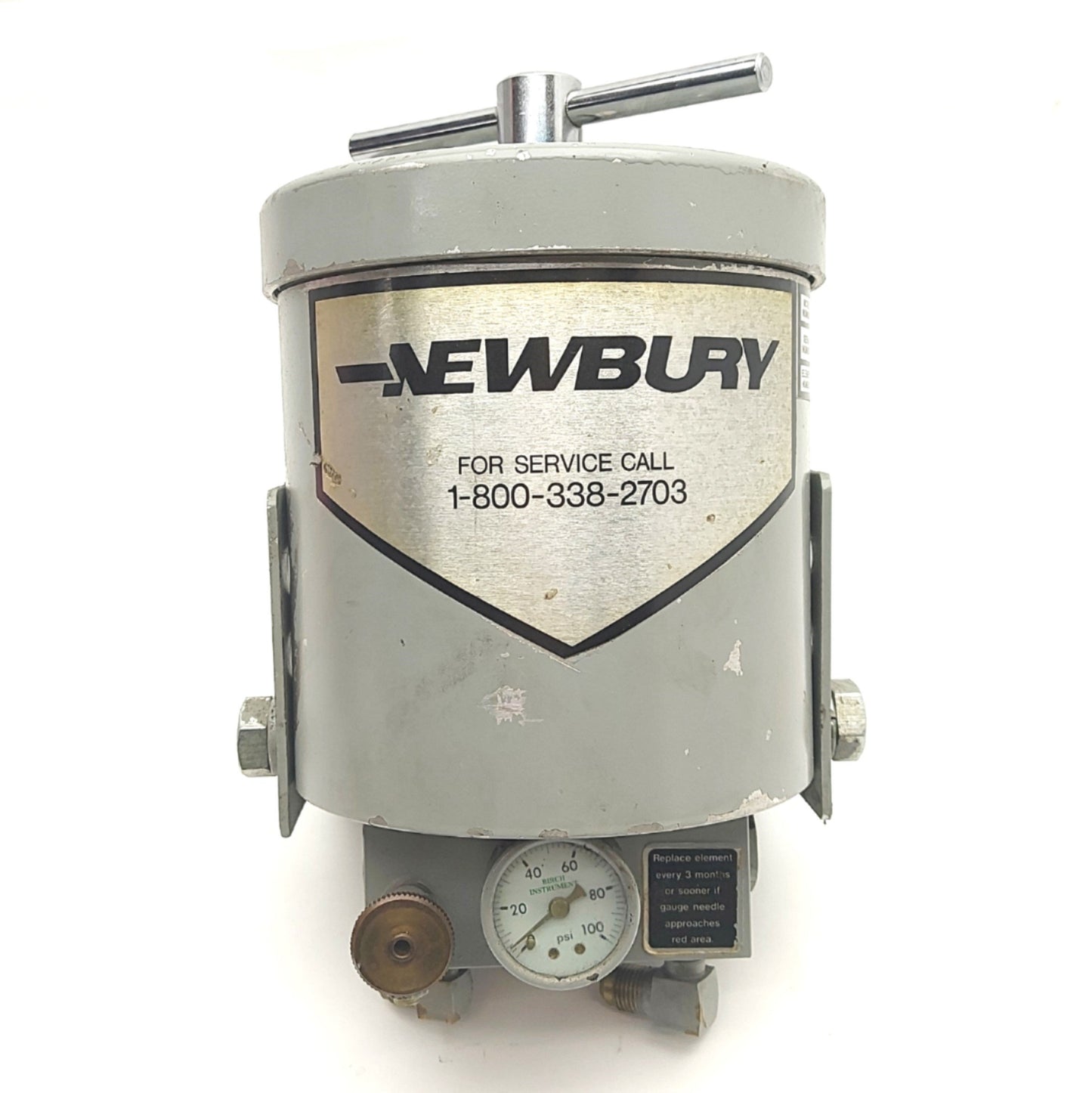Used Filtroil BU-50 Hydraulic Oil Filter 50E Element 1micron .3GPM SAE-4 In SAE-6 Out