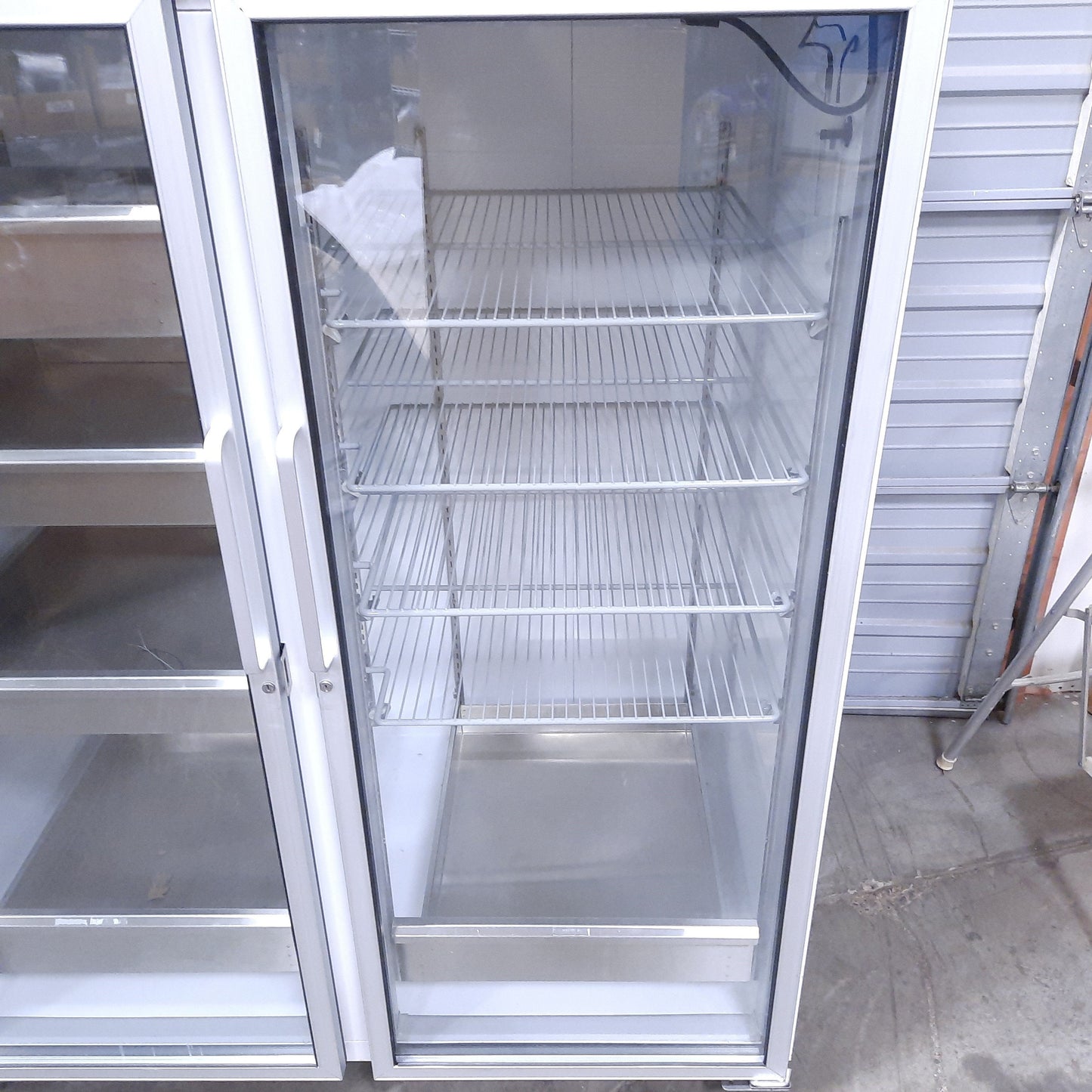 Used Nor-Lake Scientific C-NSPR522WWG/0 Double Door Lab Refrigerator W/ Keys For Lock