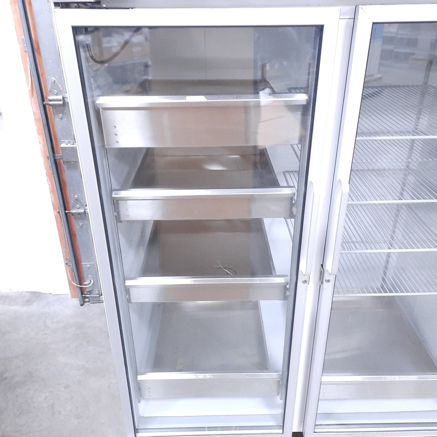 Used Nor-Lake Scientific C-NSPR522WWG/0 Double Door Lab Refrigerator W/ Keys For Lock