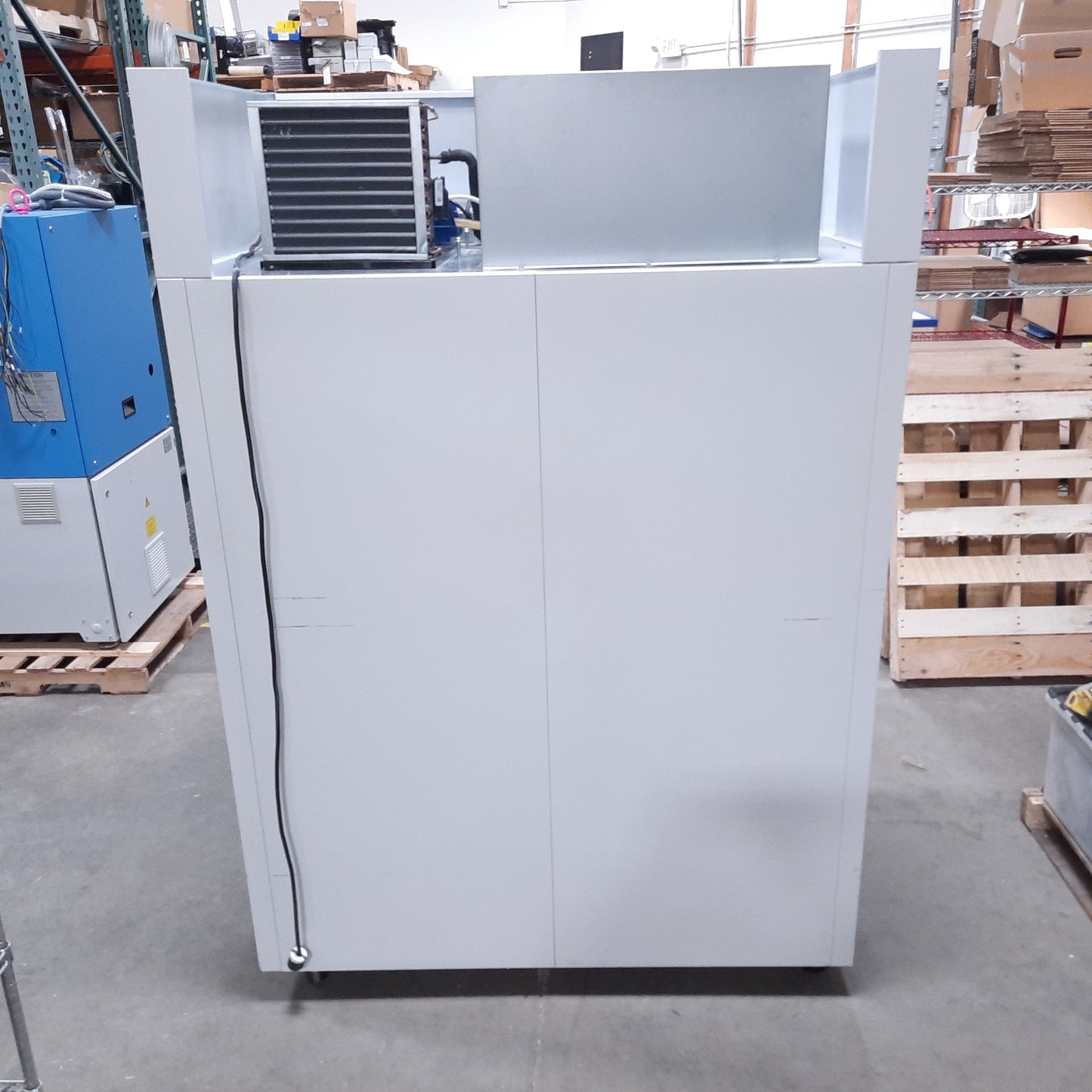 Used Nor-Lake Scientific C-NSPR522WWG/0 Double Door Lab Refrigerator W/ Keys For Lock