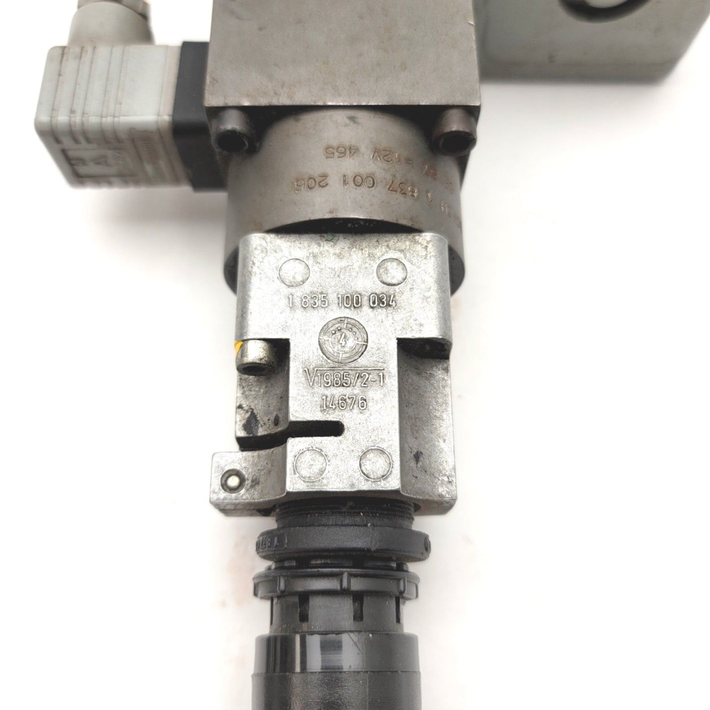 Used Bosch Rexroth 1 837 001 206 Proportional Pressure Relief Valve 12V