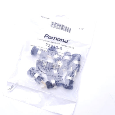 New Pomona Electronics 72913-0 Banana Connector for Panel MT, Female, 4mm, 10pck