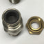 New – Open box Lot of 4 Hawke 121 O Industrial Brass Cable Glands 1/2" NPT Thread, 6.5-11.9mm