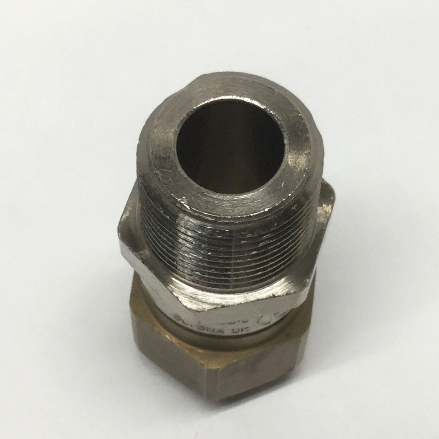 New – Open box Hawke 150/RAC A Industrial Brass Cable Gland 3/4" NPT Thread, 14.3mm/20.5mm