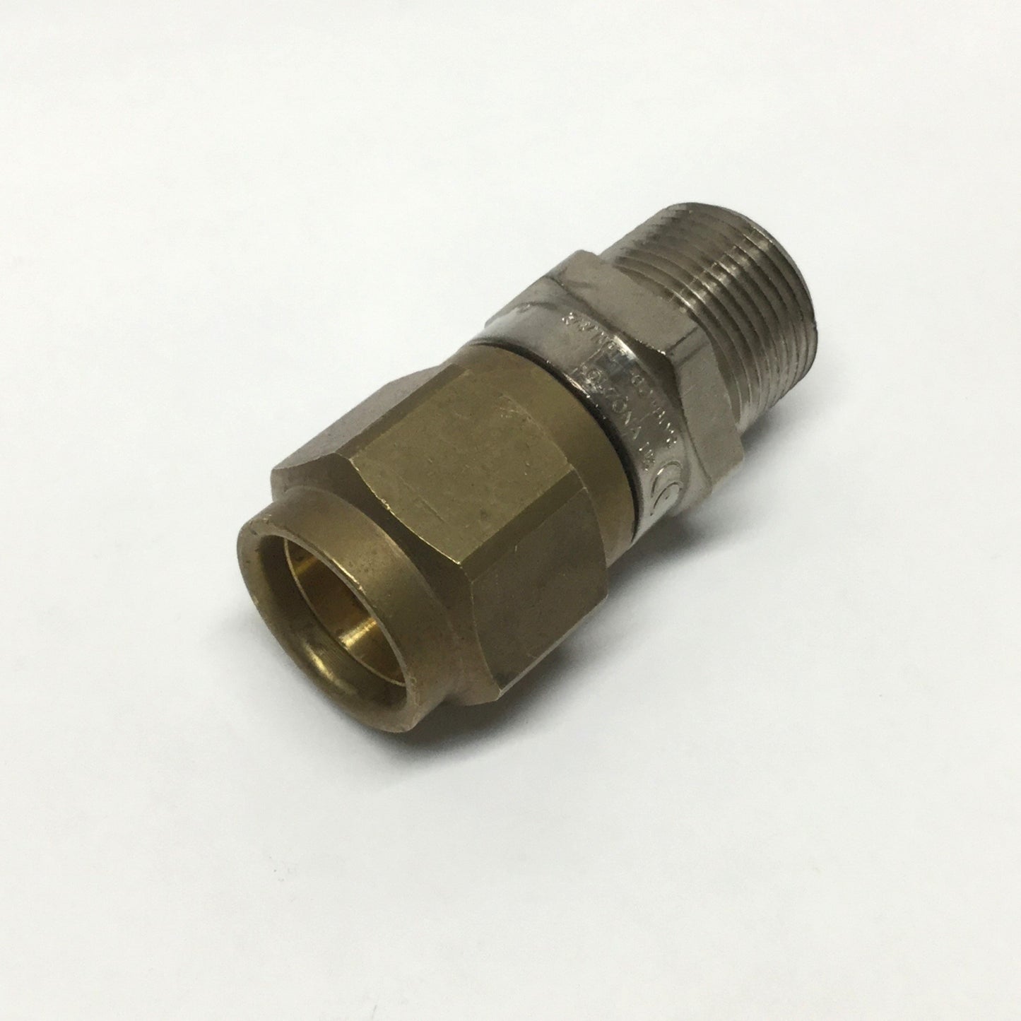 New – Open box Hawke 150/RAC A Industrial Brass Cable Gland 3/4" NPT Thread, 14.3mm/20.5mm
