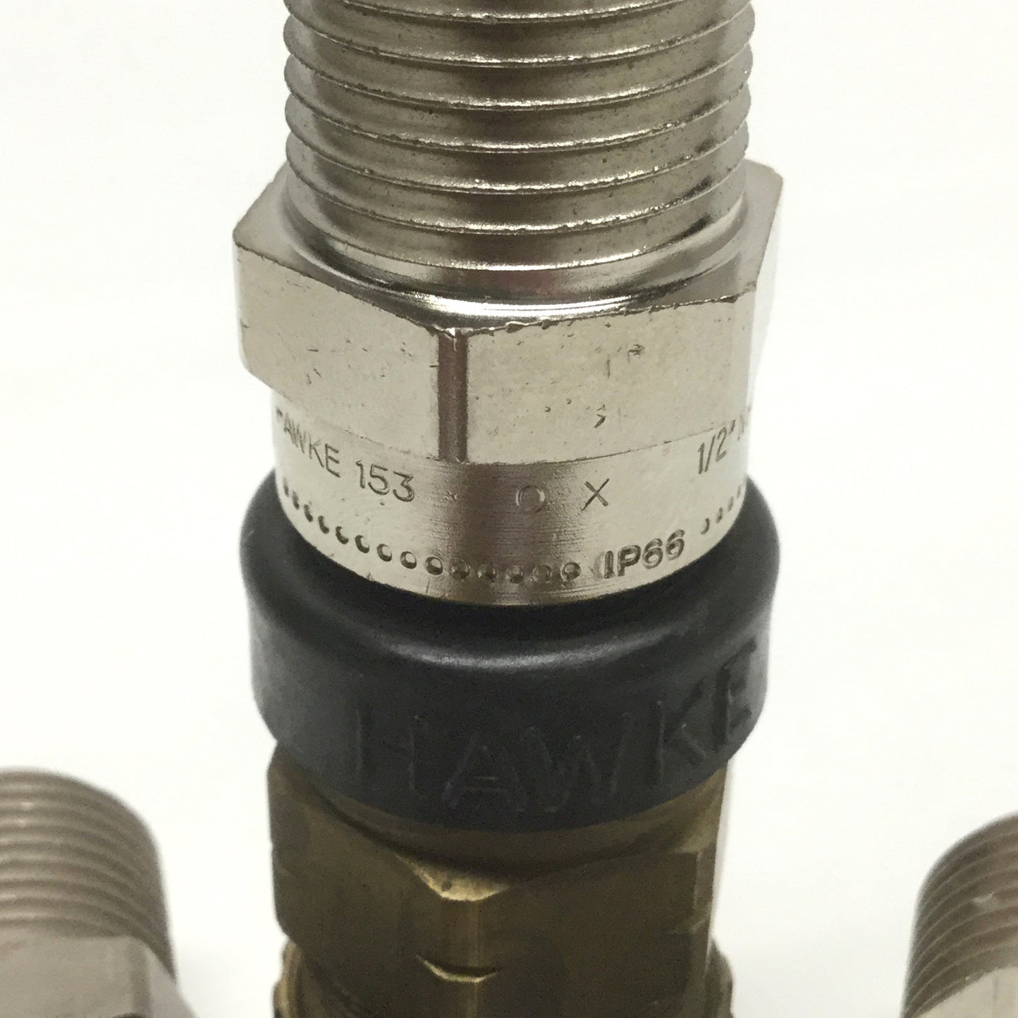 New – Open box Lot of 3 Hawke 153 O X Industrial Brass Cable Gland 1/2" NPT Thread, 9.5-16mm