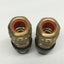 New – Open box Lot of 2 Hawke 153 O X Industrial Brass Cable Gland 1/2" NPT Thread, 9.5-16mm
