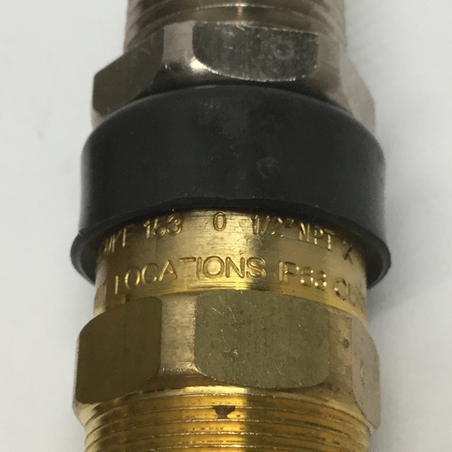 New – Open box Lot of 2 Hawke 153 O X Industrial Brass Cable Gland 1/2" NPT Thread, 9.5-16mm