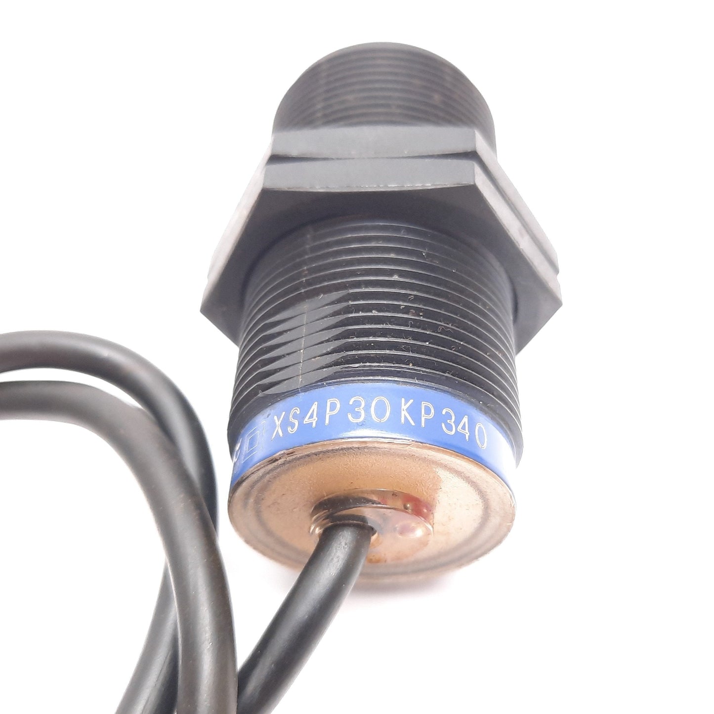Used Telemecanique XS4P30KP340 Inductive Proximity Sensor, Range 15mm, PNP NPN, 450mm