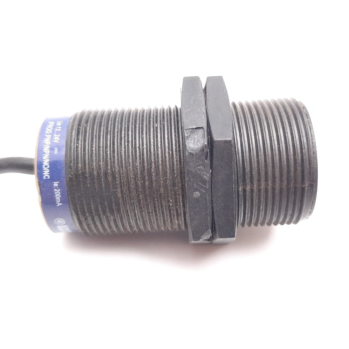 Used Telemecanique XS4P30KP340 Inductive Proximity Sensor, Range: 15mm, PNP NPN, 70mm
