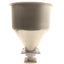 Used Stainless Steel Hopper/Feeder ,11¾" to 1?", 17 7/16" Tall, 3 x 2" C2C Mount