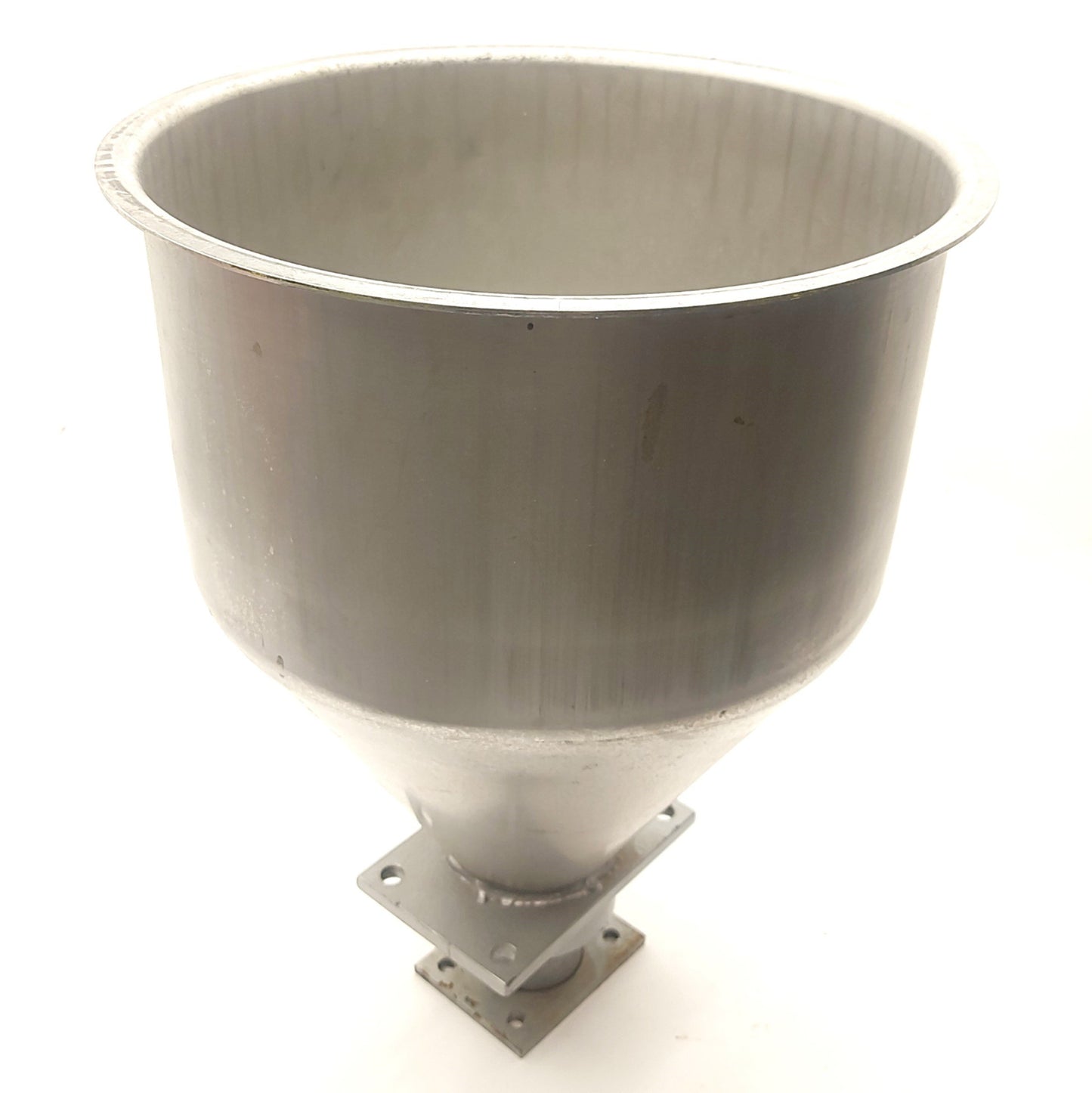 Used Stainless Steel Hopper/Feeder ,11¾" to 1?", 17 7/16" Tall, 3 x 2" C2C Mount