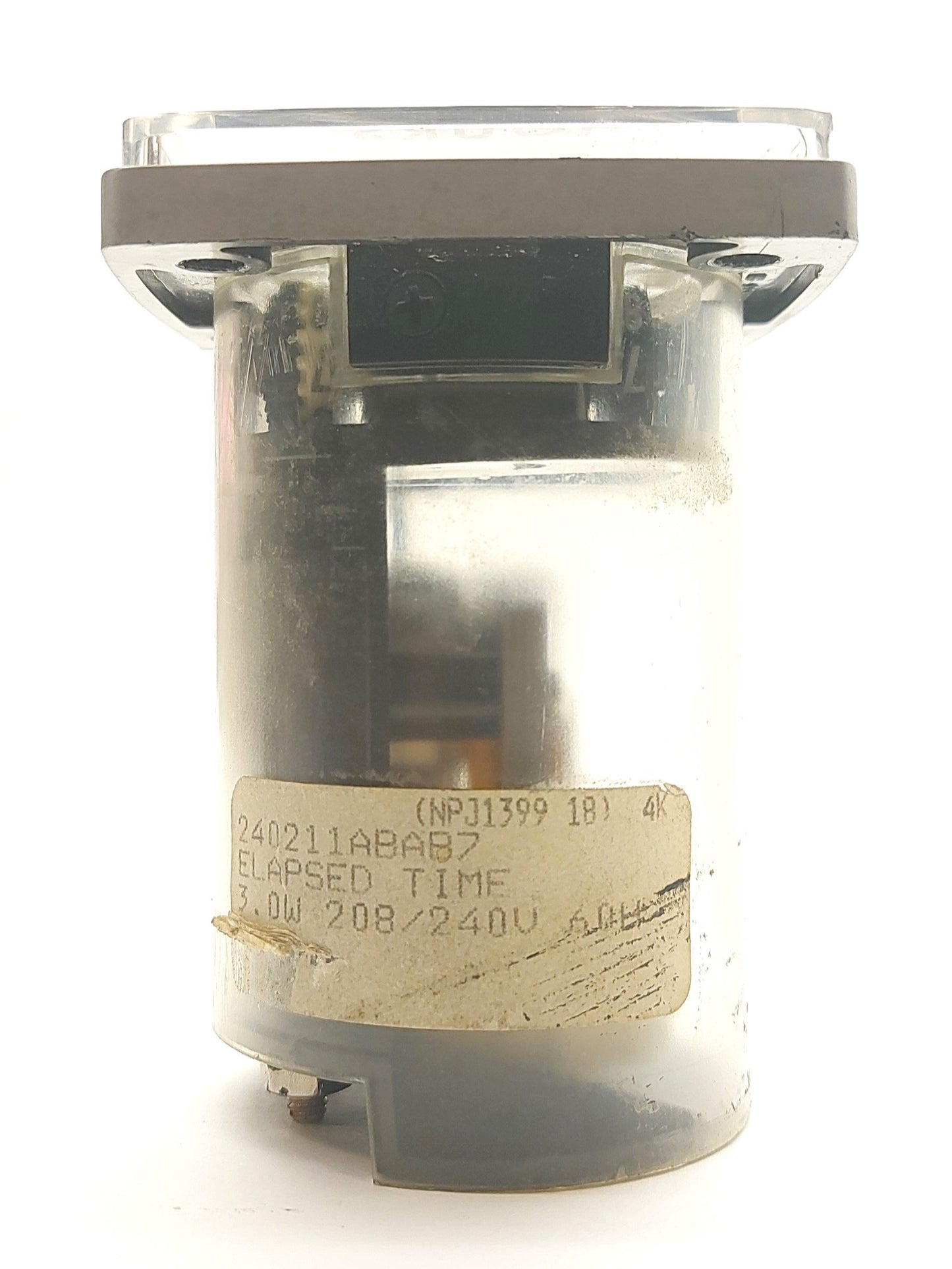 Used Yokogawa 240211ABAB7 Panel Mount Elapsed Time Counter 2 3/16" 208/240VAC 3W 60Hz