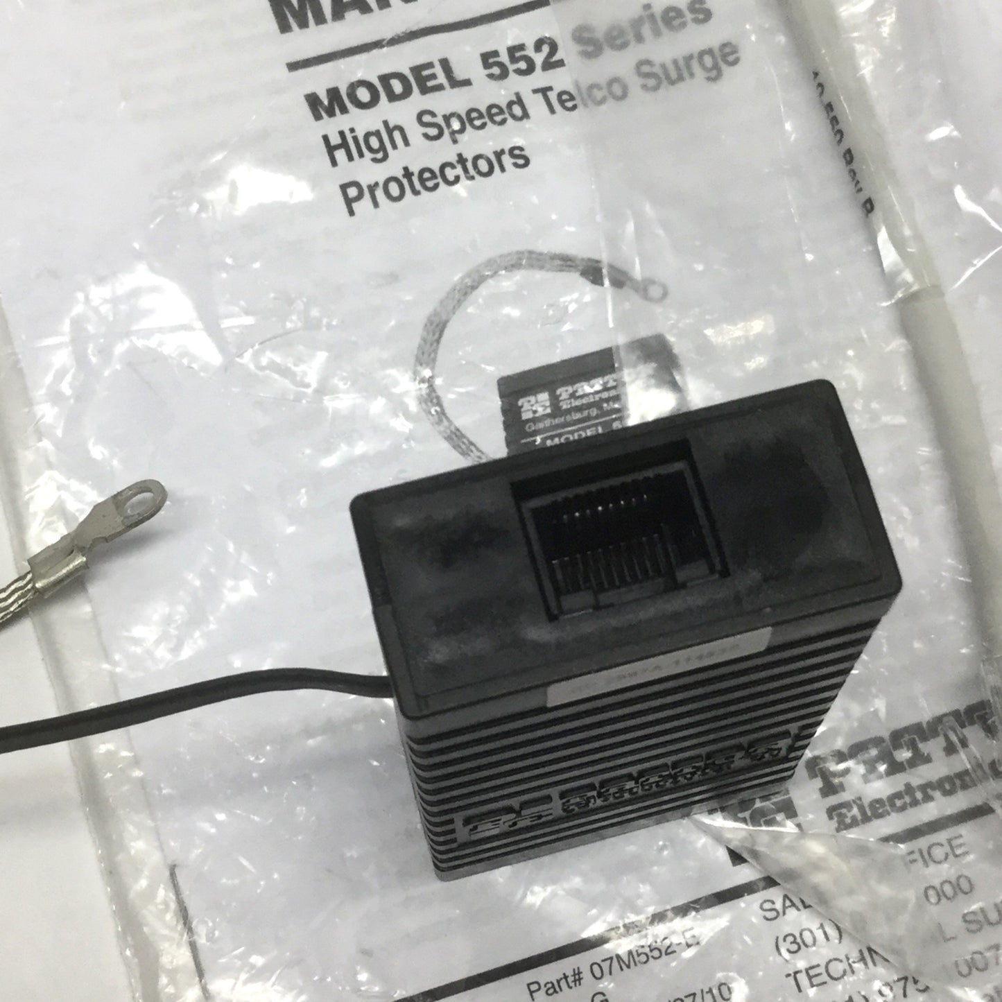 New Patton 552-GS4 High Speed Telco Line 4-Wire Surge Protector G.SHDSL, RJ45, 600W