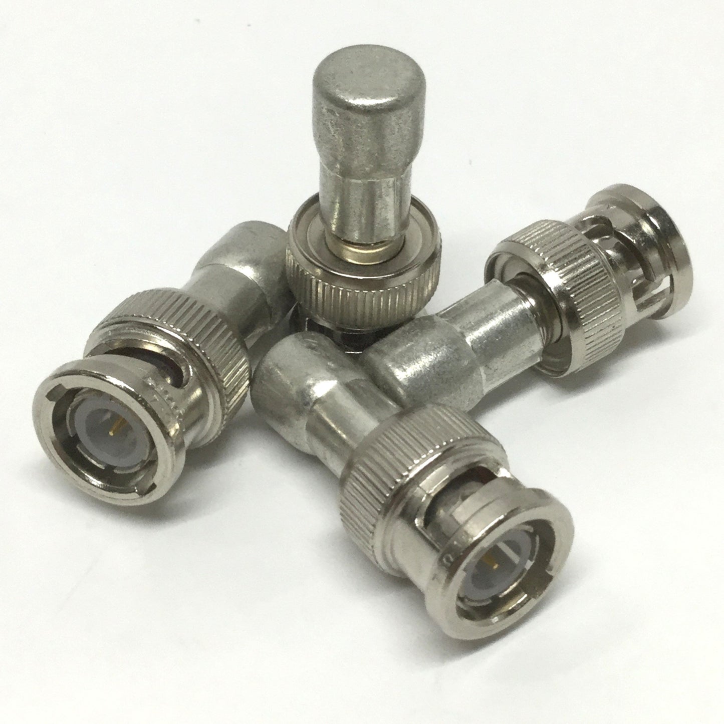 New Lot of 4 Tyco X1786XT/A BNC Coaxial Trunk Terminator 75 Ohm for AB ControlNet