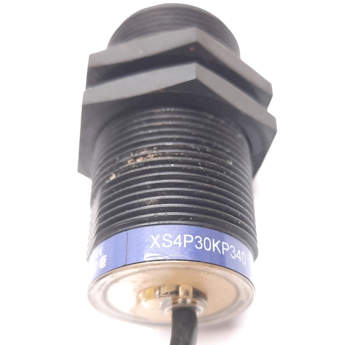 Used Telemecanique XS4P30KP340 Inductive Proximity Sensor, Range: 15mm, PNP NPN, 0.5m
