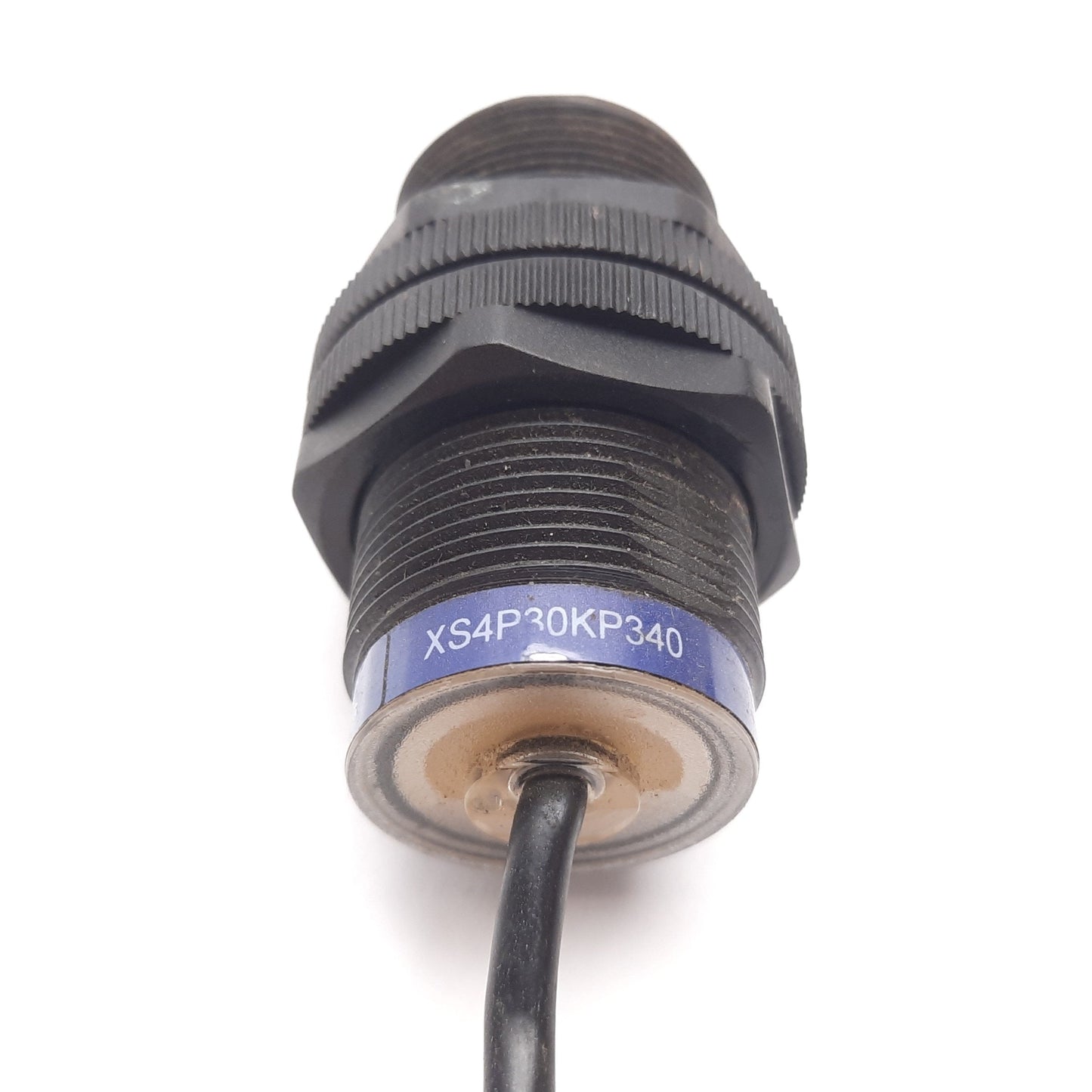 Used Telemecanique XS4P30KP340 Inductive Proximity Sensor, Range: 15mm, PNP NPN, 1.4m