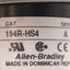 Used Allen Bradley 194R-HS4 Disconnect Rotary Switch Handle, Black, 2-Position, 90°
