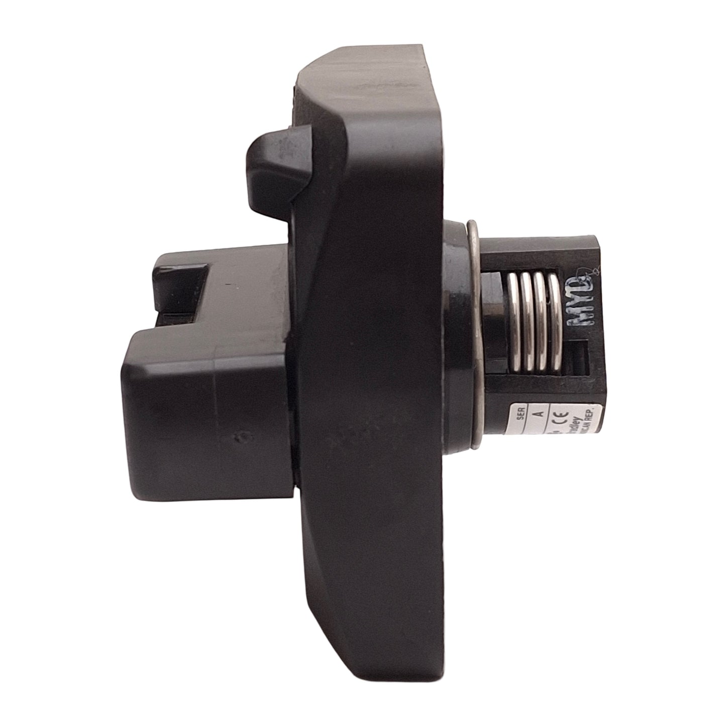 Used Allen Bradley 194R-HS4 Disconnect Rotary Switch Handle, Black, 2-Position, 90°