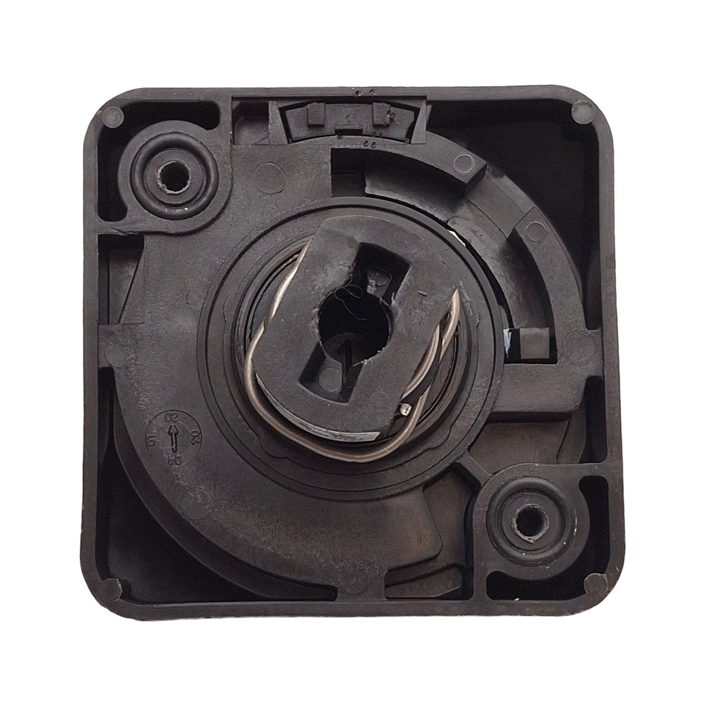 Used Allen Bradley 194R-HS4 Disconnect Rotary Switch Handle, Black, 2-Position, 90°