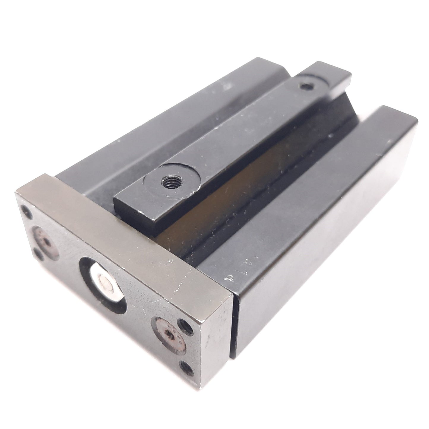 Used Tolomatic PB208 SK15 Guided Cylinder, Bore: 0.5", Stroke: 1.5", Ports: 10-32